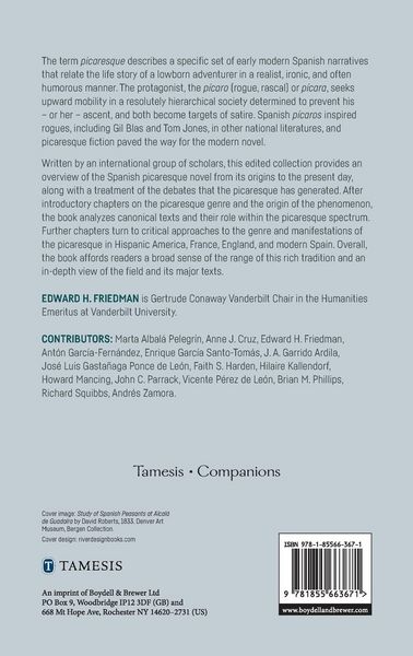 Produktbild: A Companion to the Spanish Picaresque Novel