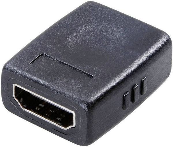 Produktbild: SpeaKa Professional SP-7870360 HDMI Adapter [1x HDMI-Buchse - 1x HDMI-Buchse] Schwarz