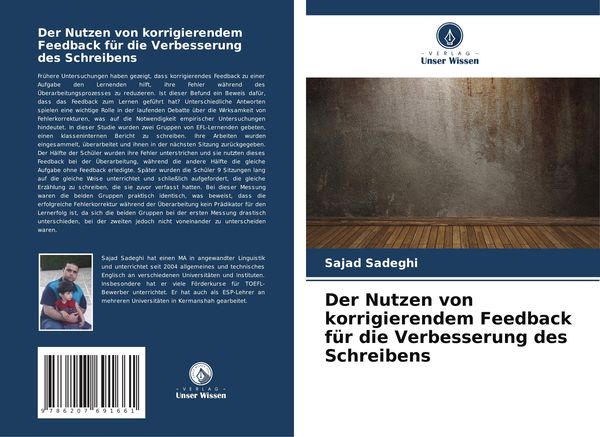 Produktbild: Der Nutzen von korrigierendem Feedback f&uuml;r die Verbesserung des Schreibens