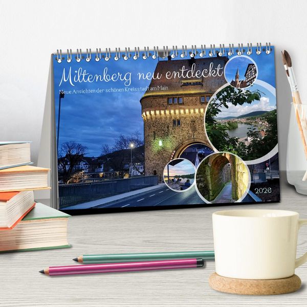 Produktbild: Miltenberg neu entdeckt (Tischkalender 2026 DIN A5 quer), CALVENDO Monatskalender
