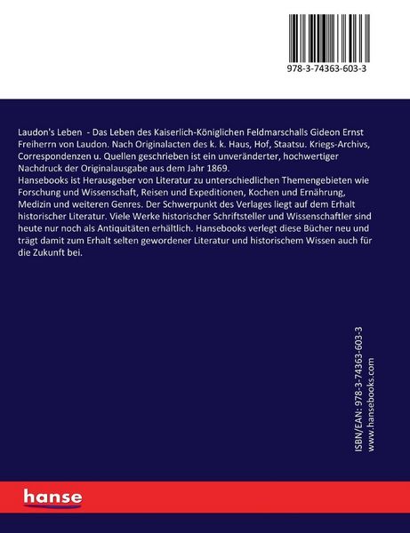 Produktbild: Laudon's Leben
