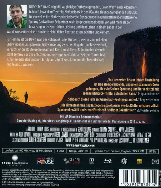 Produktbild: Durch die Wand - The Dawn Wall