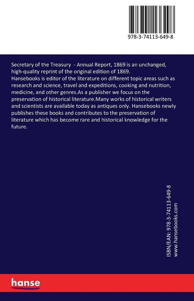 Produktbild: Secretary of the Treasury