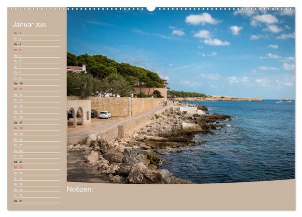 Produktbild: Im Osten von Mallorca (Wandkalender 2026 DIN A2 quer), CALVENDO Monatskalender