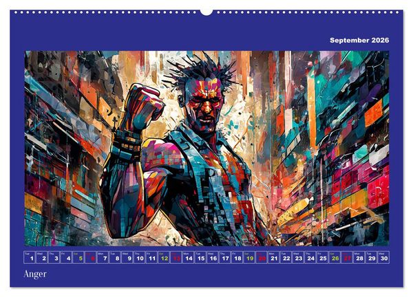 Produktbild: Pixelated Passions (Wall Calendar 2026 DIN A2 landscape), CALVENDO 12 Month Wall Calendar