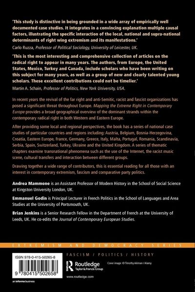 Produktbild: Mapping the Extreme Right in Contemporary Europe