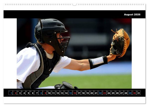 Produktbild: Kultsport Baseball (Wandkalender 2026 DIN A2 quer), CALVENDO Monatskalender