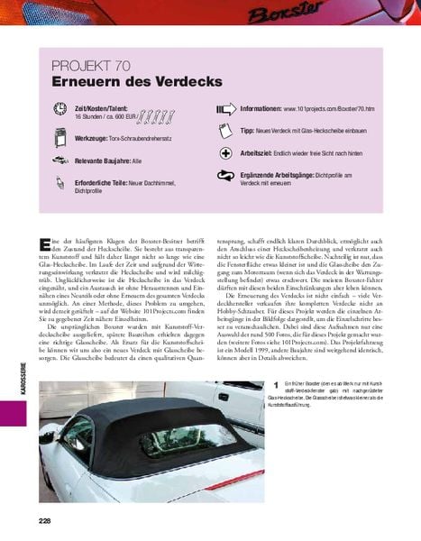 Produktbild: Das Porsche Boxster 986/987 Schrauberhandbuch