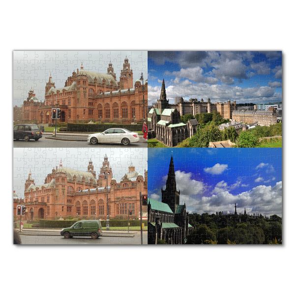 Produktbild: Lais Puzzle Collage Glasgow 500 Teile