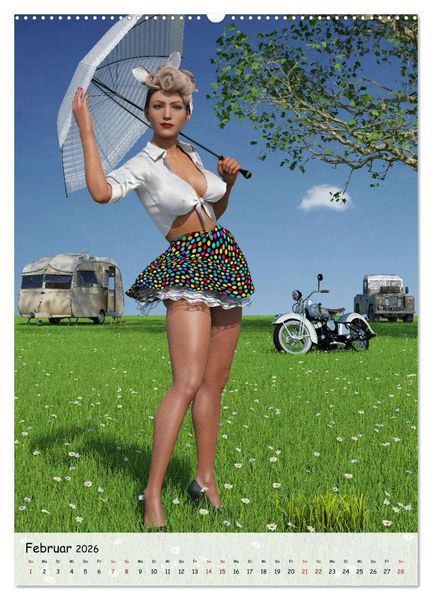 Produktbild: Bunny Shooting (Wandkalender 2026 DIN A2 hoch), CALVENDO Monatskalender