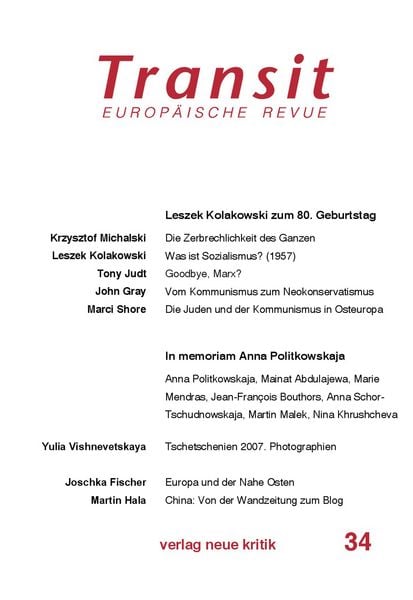 Produktbild: Transit 34. Europ&auml;ische Revue