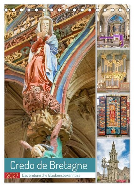 Produktbild: Credo de Bretagne, das bretonische Glaubensbekenntnis (Tischkalender 2027 DIN A5 hoch), CALVENDO Monatskalender