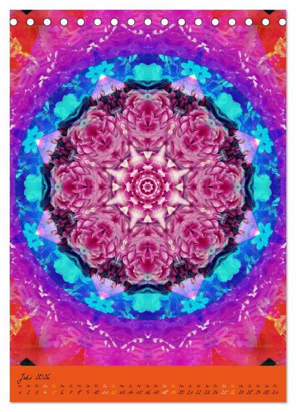 Produktbild: Mandala Energien (Tischkalender 2026 DIN A5 hoch), CALVENDO Monatskalender
