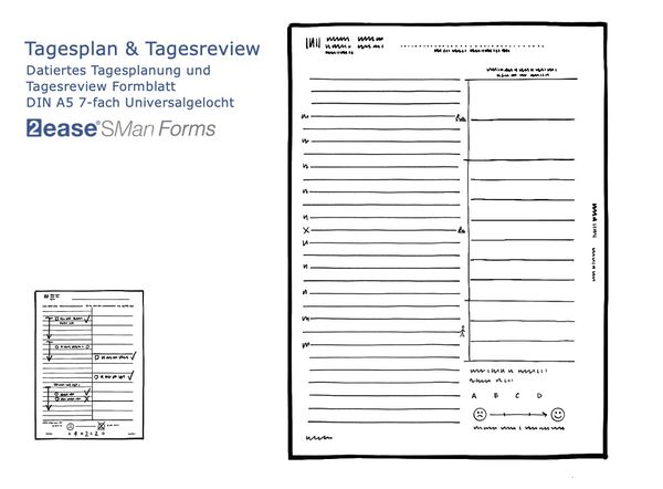 Produktbild: 2ease SMan-Templates f&uuml;r 2025 f&uuml;r integriertes, professionelles ToDo-, Zeit- und Selbstmanagement