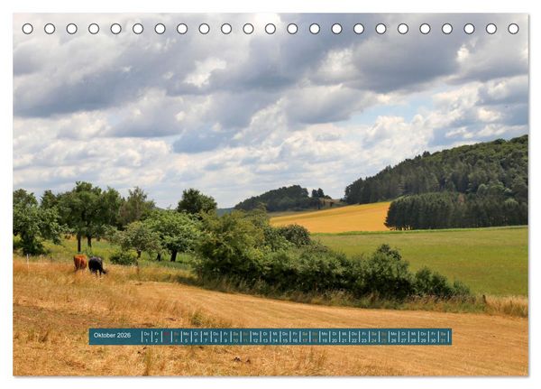 Produktbild: Die Toskana der Eifel - Das Lampertstal (Tischkalender 2026 DIN A5 quer), CALVENDO Monatskalender