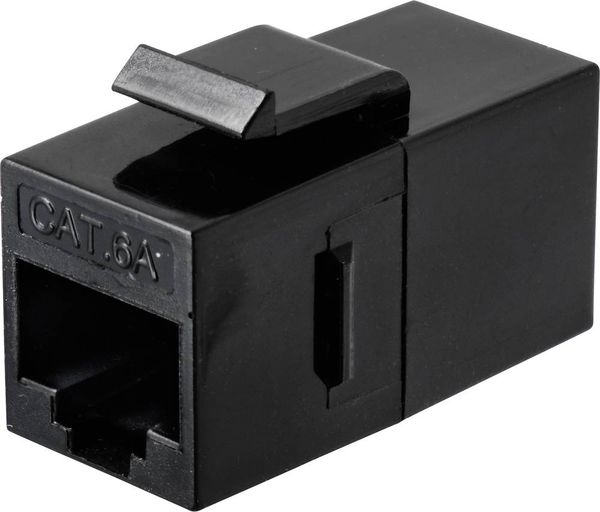 Produktbild: Renkforce RJ45-Kupplung Netzwerk Adapter CAT 6a [1x RJ45-Buchse - 1x RJ45-Buchse]