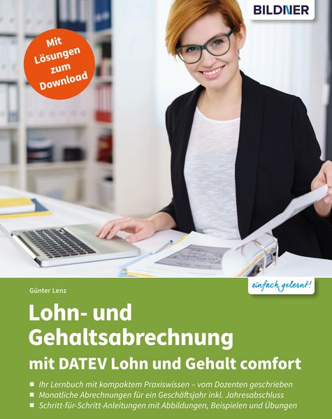 Produktbild: Lohn- und Gehaltsabrechnung 2021 mit DATEV Lohn und Gehalt comfort: Das komplette Lernbuch f&uuml;r Einsteiger