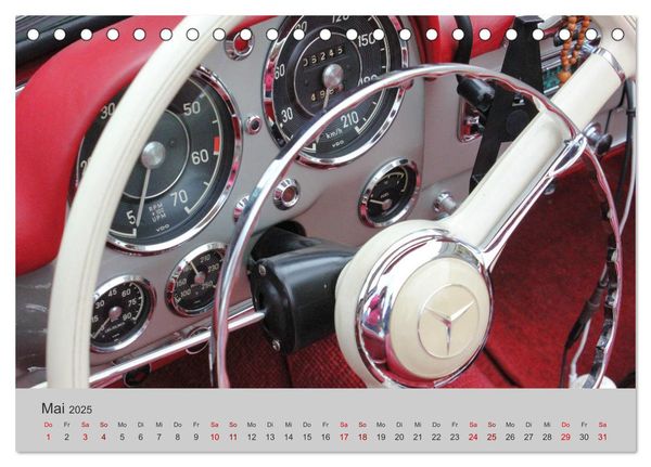 Produktbild: Der SL - &Auml;sthetik pur von Mercedes Benz (Tischkalender 2025 DIN A5 quer), CALVENDO Monatskalender