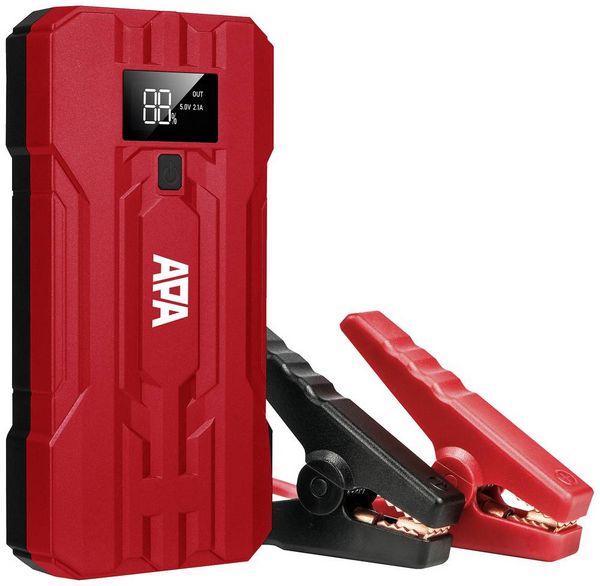 Produktbild: APA Schnellstartsystem Powerpack 10Ah 4S LiPo 16443 Starthilfestrom (12 V)=400A 12 V-Ausgang 1x, SOS-Signalleuchte, Verpolungs-