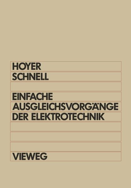 Produktbild: Einfache Ausgleichsvorg&auml;nge der Elektrotechnik
