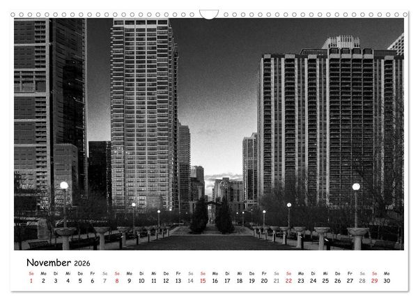 Produktbild: Chicago 2026 (Wandkalender 2026 DIN A3 quer), CALVENDO Monatskalender