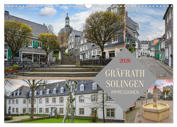 Produktbild: Solingen-Gr&auml;frath Impressionen (Wandkalender 2026 DIN A3 quer), CALVENDO Monatskalender