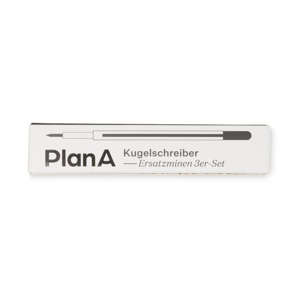 Produktbild: Kugelschreiber Refill 3er Set Schwarz
