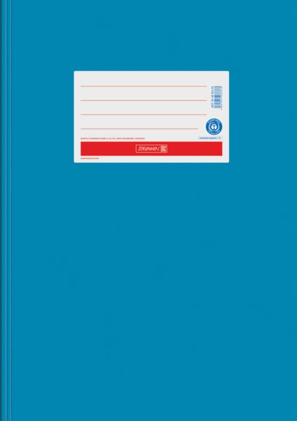 Produktbild: Brunnen Hefth&uuml;lle A4, Papier extrastark, mittelblau
