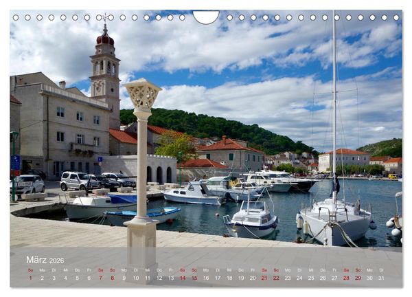 Produktbild: Dalmatien - Stille Orte (Wandkalender 2026 DIN A4 quer), CALVENDO Monatskalender