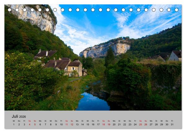 Produktbild: Zauberhaftes Franche Comt&eacute; (Tischkalender 2026 DIN A5 quer), CALVENDO Monatskalender