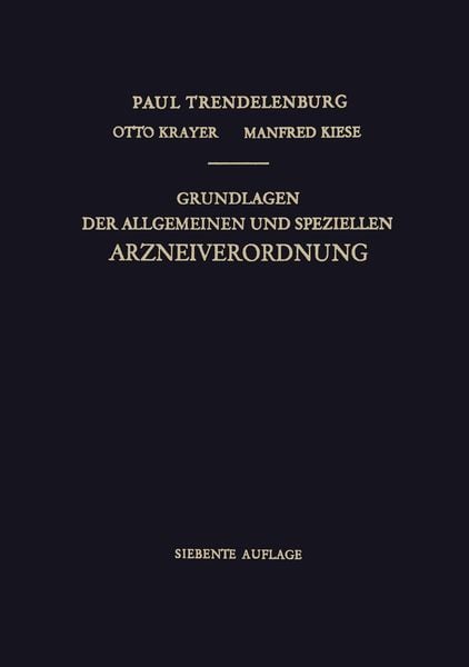 Produktbild: Grundlagen der Allgemeinen und Speziellen Arzneiverordnung