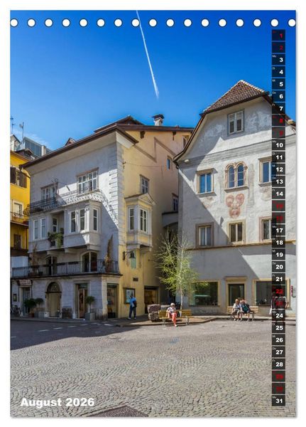 Produktbild: Stadtherz BOZEN (Tischkalender 2026 DIN A5 hoch), CALVENDO Monatskalender