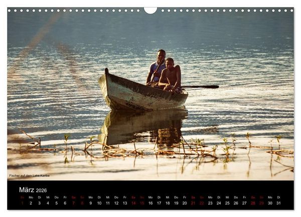 Produktbild: SAMBIA IM HERZEN AFRIKAS (Wandkalender 2026 DIN A3 quer), CALVENDO Monatskalender