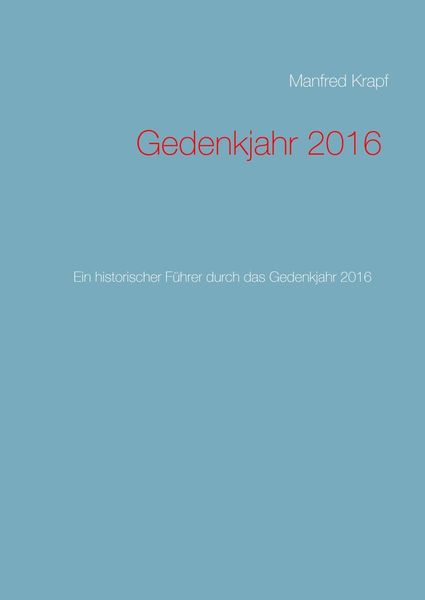 Produktbild: Gedenkjahr 2016