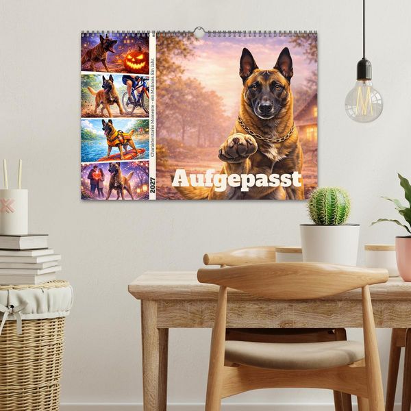 Produktbild: Aufgepasst (Wandkalender 2027 DIN A3 quer), CALVENDO Monatskalender