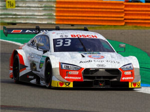 Produktbild: CALVENDO Puzzle Rene Rast, Audi RS5 DTM | 1000 Teile Lege-Gr&ouml;&szlig;e 64x48cm Foto-Puzzle f&uuml;r gl&uuml;ckliche Stunden