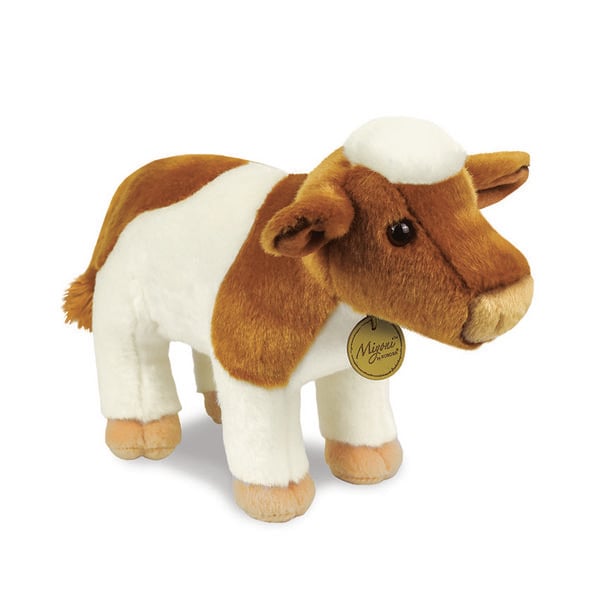 Produktbild: Aurora 61519 - MiYoni Fleckvieh Cow, Kuh braun/wei&szlig;, Pl&uuml;schtier, 25 cm