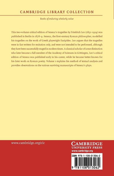 Produktbild: L. Annaei Senecae Tragoediae