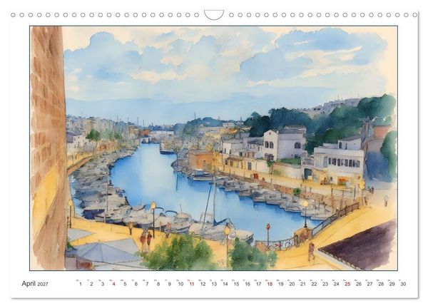 Produktbild: Beschauliches Menorca (Wandkalender 2027 DIN A3 quer), CALVENDO Monatskalender