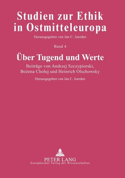 Produktbild: &Uuml;ber Tugend und Werte