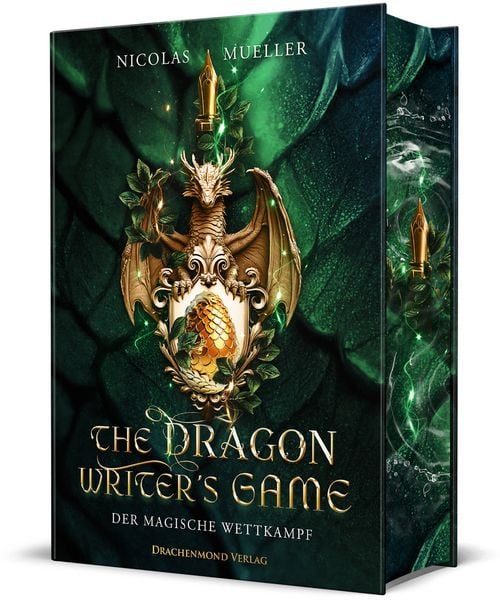 The Dragon Writer's Game - Der magische Wettkampf, Gebundene Ausgabe von Nicolas Mueller, Drachenmond Verlag GmbH, 978-3-95991-980-7