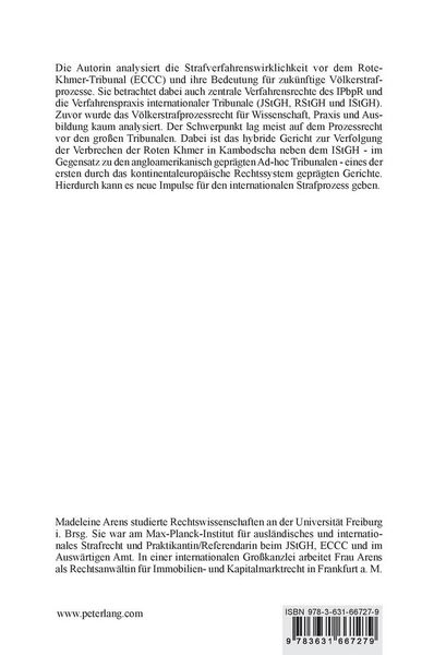 Produktbild: Die Strafverfahrenswirklichkeit am Khmer Rouge Tribunal im v&ouml;lkerstrafprozessualen Kontext