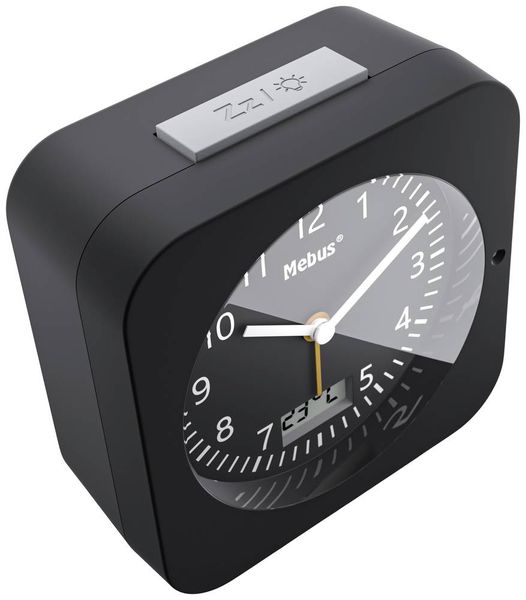 Produktbild: Mebus 25609 Funk Wecker Schwarz
