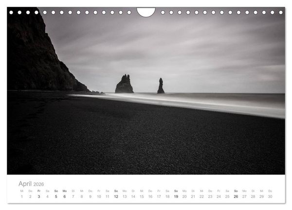 Produktbild: Island - Iceland Impressionen (Wandkalender 2026 DIN A4 quer), CALVENDO Monatskalender