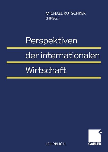 Produktbild: Perspektiven der internationalen Wirtschaft