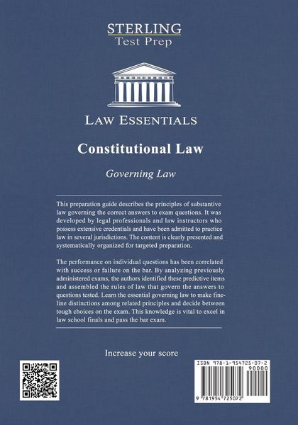 Produktbild: Constitutional Law, Law Essentials