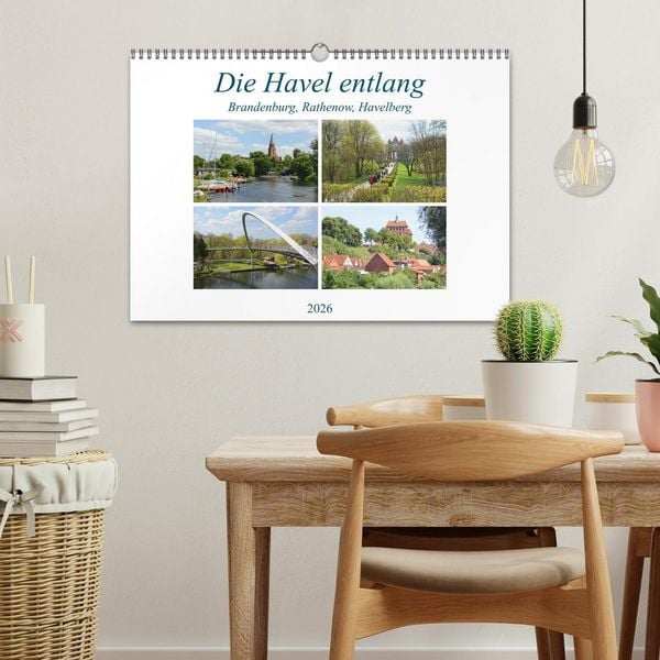 Produktbild: Die Havel entlang - Brandenburg, Rathenow, Havelberg (Wandkalender 2026 DIN A3 quer), CALVENDO Monatskalender