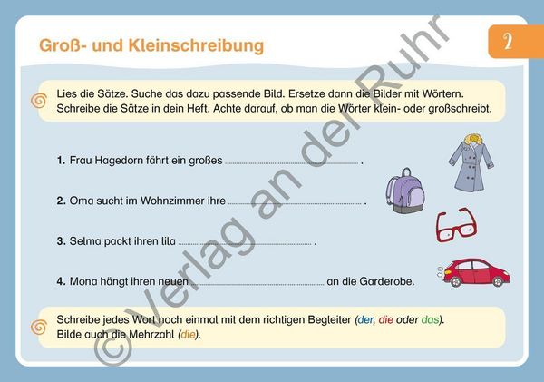 Produktbild: Die Rechtschreib-&Uuml;bungskartei &ndash; Klasse 3/4