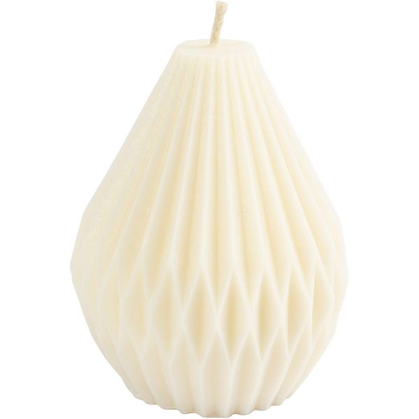 Produktbild: Creativ Company Silikonform, Gerippte Tropfenform, H 8 cm, D 7 cm, 140 g, 1 Stk