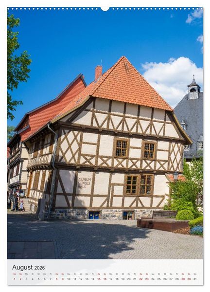 Produktbild: Wernigerode - Mittelalterliches Flair am Rande des Harzes (Wandkalender 2026 DIN A2 hoch), CALVENDO Monatskalender